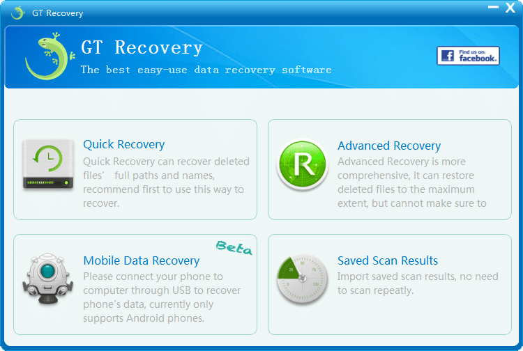 Gt recovery utia'al u windows