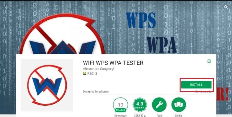 WPA WPS tester for pc