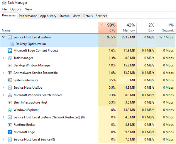 service host superfetch high disk