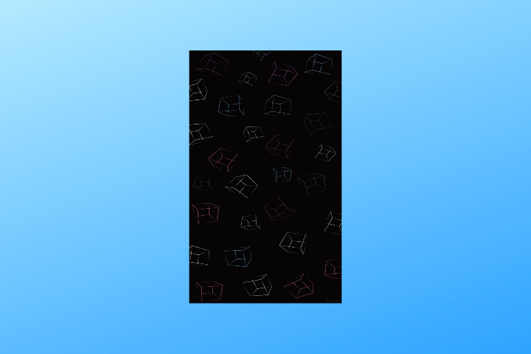 Černá minimalistická tapeta pro iPhone - 20