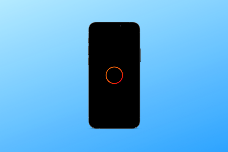  Tapeta na plochu Černý kruh pro iPhone - 6